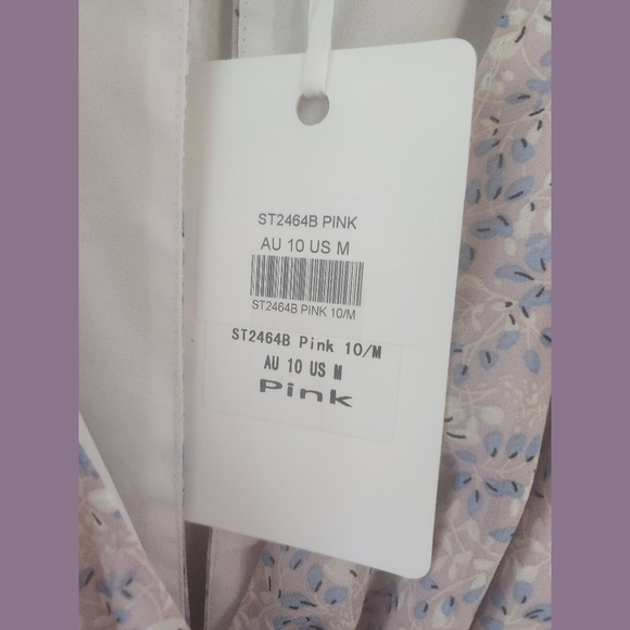 Indikah by Angel Biba NWT Tiered Ruffle Boho Mini Dress Medium - Picture 5 of 10